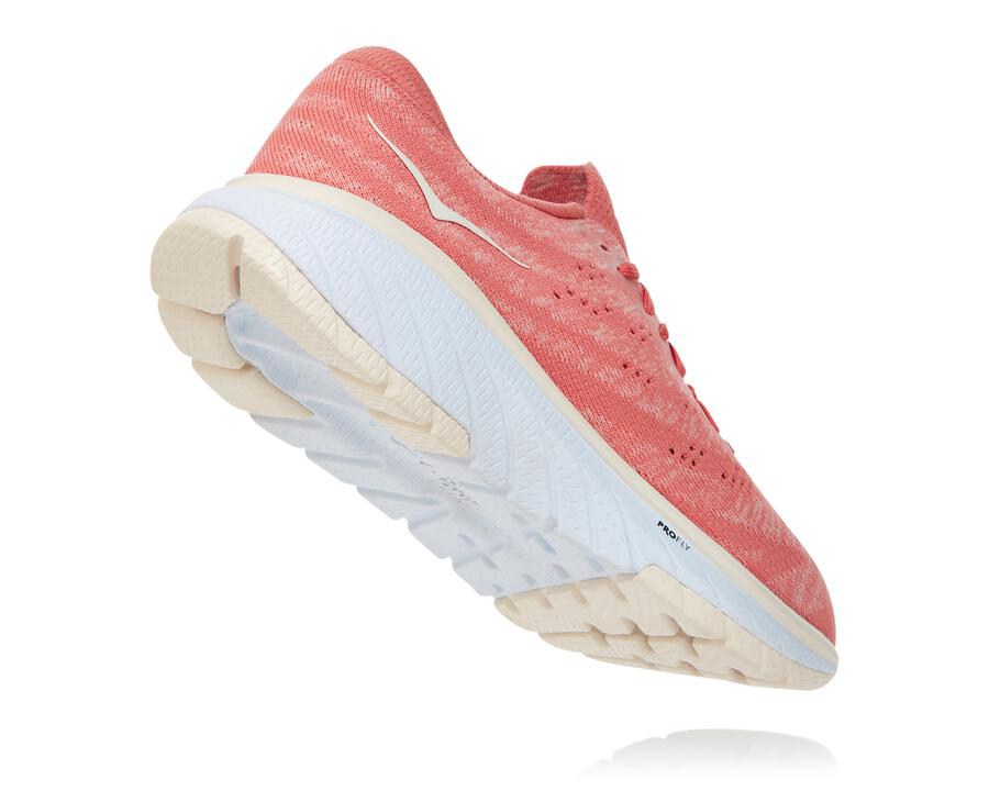 Hoka One One Bezecke Topanky Damske Oranžové/Biele - Cavu 3 - 67845-YTLF